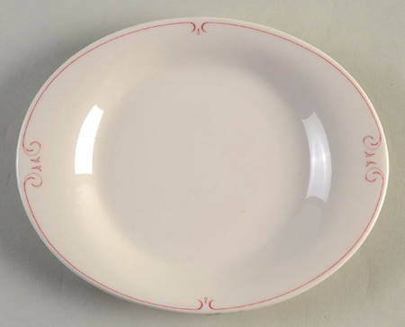 Melrose Oval Bread & Butter Plate