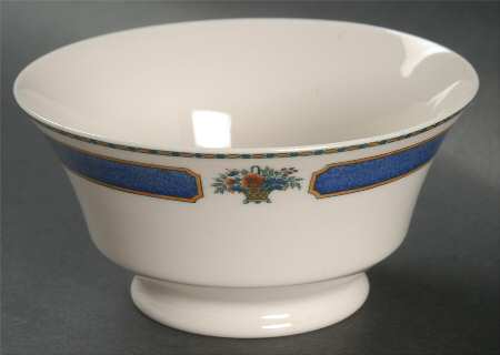 Meridale (Ivory Background) Cranberry Bowl