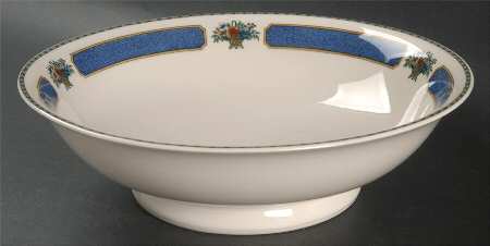 Meridale (Ivory Background) 8" Round Vegetable Bowl