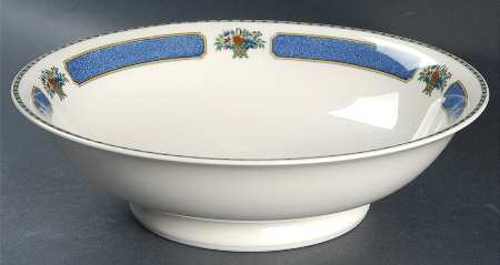 Meridale (Ivory Background) 8" Round Vegetable Bowl