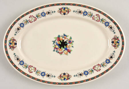 Midlothian (No Trim) 9" Oval Serving Platter