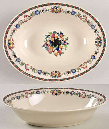 Midlothian (No Trim) 8" Oval Vegetable Bowl