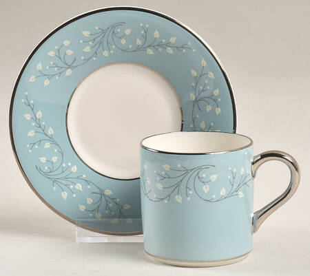 Minuet Flat Demitasse Cup & Saucer Set