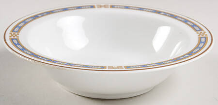 Mistic Blue Rim Cereal Bowl