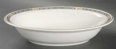 Mistic Blue 8" Oval Vegetable Bowl