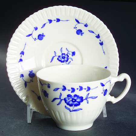 Nantucket Flat Cup & Saucer Set