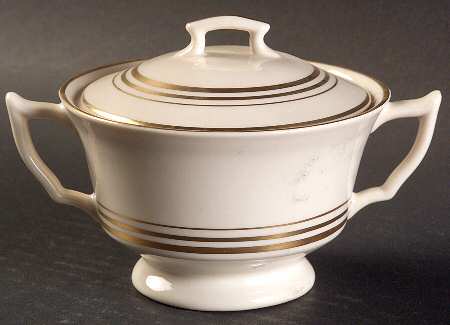 Nimbus Gold Sugar Bowl & Lid