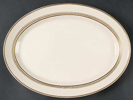 Nimbus Gold 14" Oval Serving Platter
