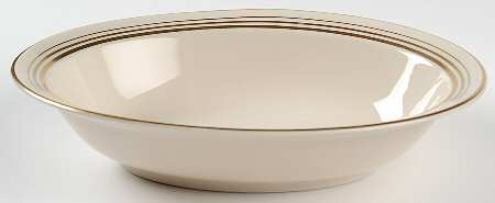 Nimbus Gold 9" Oval Vegetable Bowl