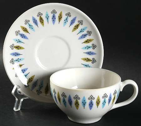 Nordic Flat Cup & Saucer Set