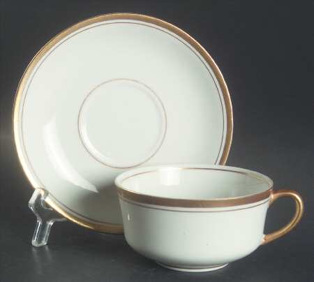Old Colony Flat Cup & Saucer Set