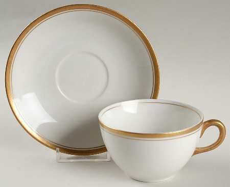 Old Colony Flat Cup & Saucer Set