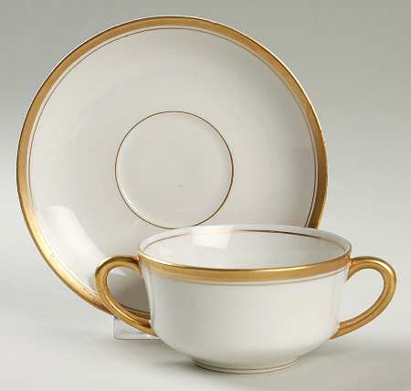 Old Colony Flat Bouillon Cup & Saucer