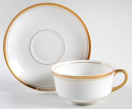 Old Colony Flat Cup & Saucer Set