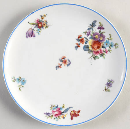 Old Haarlem (Blue Trim) Coupe Salad Plate