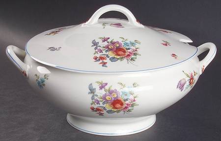 Old Haarlem (Blue Trim) Tureen &  Lid