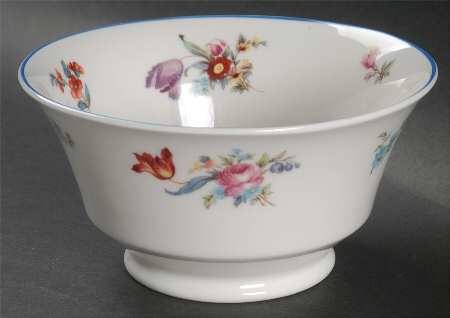Old Haarlem (Blue Trim) Cranberry Bowl