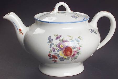 Old Haarlem (Blue Trim) Teapot & Lid