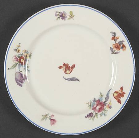 Old Haarlem (Blue Trim) Bread & Butter Plate