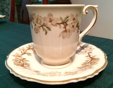 Orchard Footed Demitasse Cup & Saucer Set