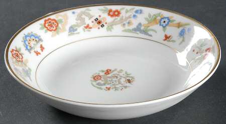 Oriental (Gold Trim) Fruit/Dessert (Sauce) Bowl