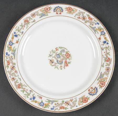 Oriental (Gold Trim) Salad Plate