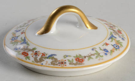 Oriental (Yellow Trim) Lid for Sugar Bowl