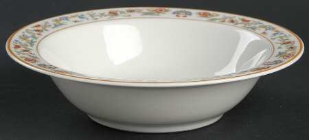 Oriental (Yellow Trim) Rim Cereal Bowl
