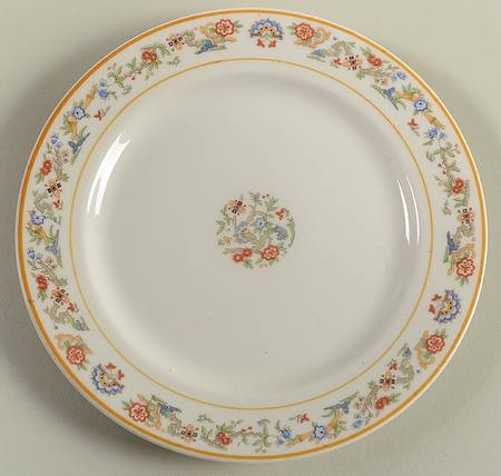 Oriental (Yellow Trim) Bread & Butter Plate