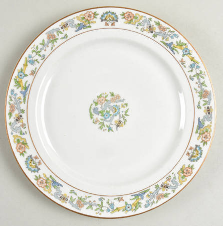 Oriental (Gold Trim) Luncheon Plate