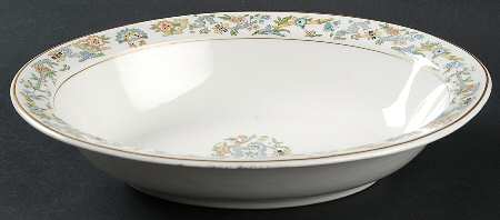 Oriental (Gold Trim) 10" Oval Vegetable Bowl