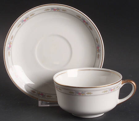 Orleans Flat Cup & Saucer Set