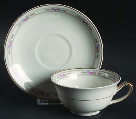 Orleans Flat Cup & Saucer Set