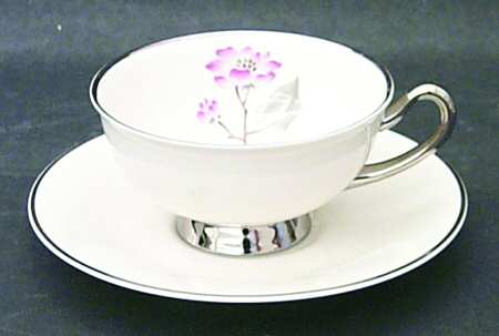 Patricia Footed Cup & Saucer Set