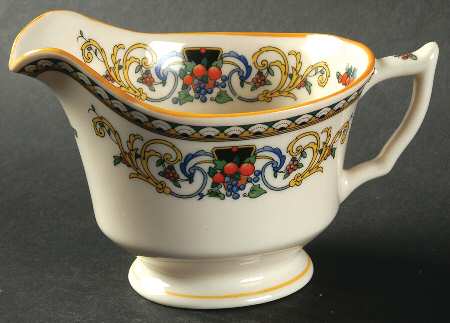 Pembroke (Mustard Trim) Creamer
