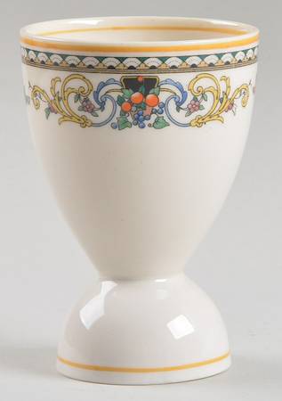 Pembroke (Mustard Trim) Double Egg Cup