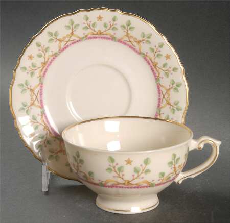 Pendleton Footed Cup & Saucer Set