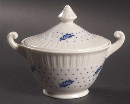 Periwinkle Sugar Bowl & Lid