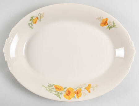 Poppy 13" Oval Serving Platter