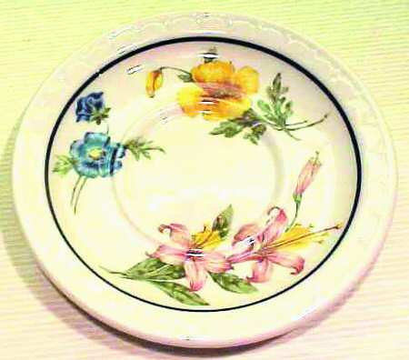 Prairie Mountain Wildflowers (Southern Pacific) Saucer