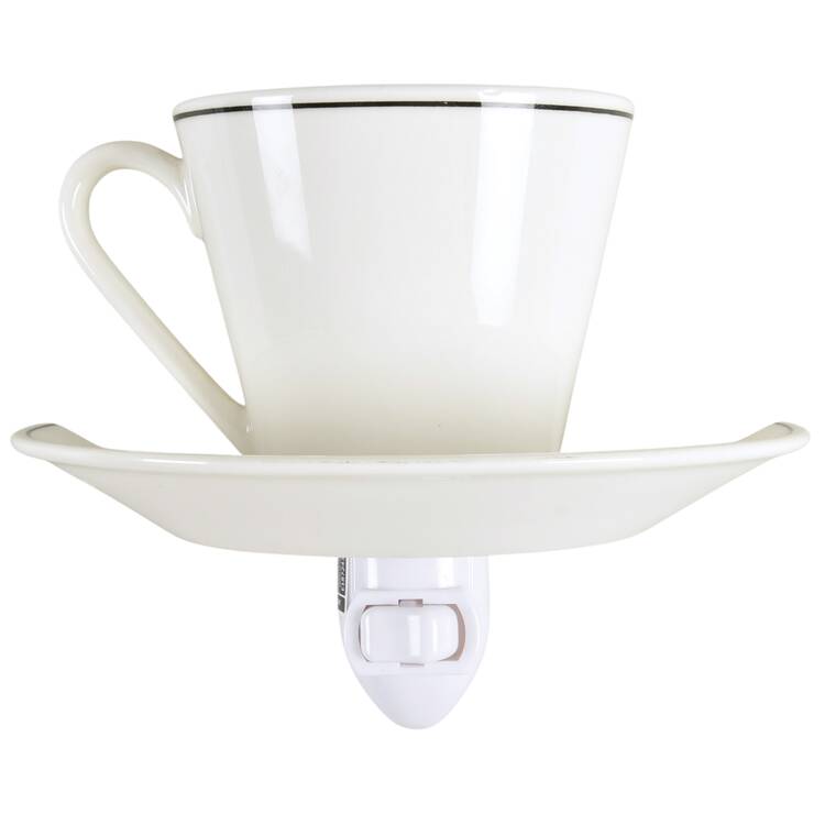 Puritan 4 3/8"-4 5/8" Night Light/Cup & Saucer HC