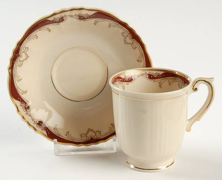 Radcliffe Footed Demitasse Cup & Saucer Set