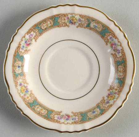 Raleigh Green Saucer for Demitasse Cup