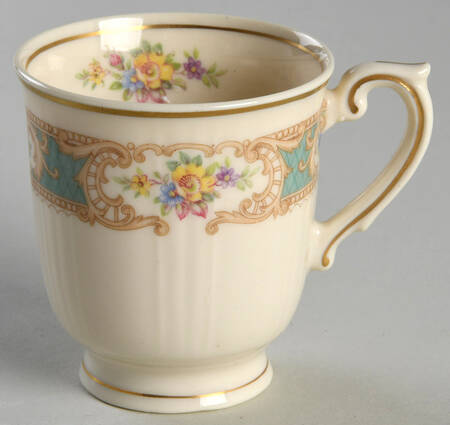 Raleigh Green Footed Demitasse Cup