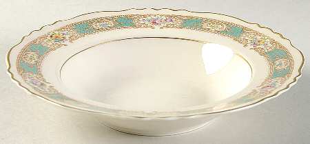 Raleigh Green Rim Soup Bowl
