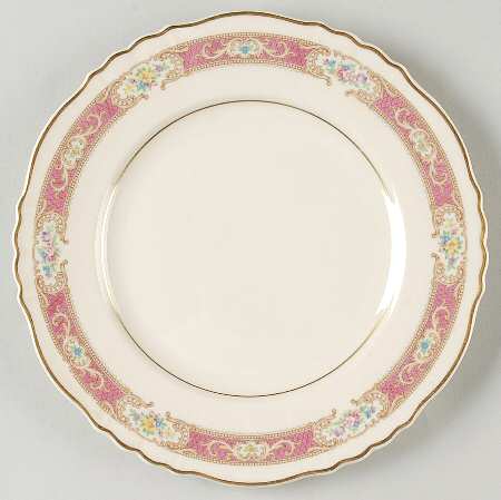 Raleigh Pink Salad Plate