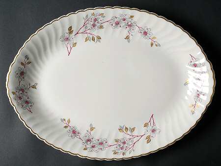 Rhapsody 16" Oval Serving Platter