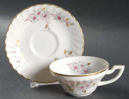 Rhapsody Flat Demitasse Cup & Saucer Set