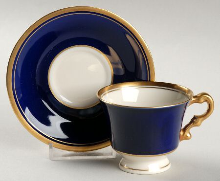 Royal Court Footed Demitasse Cup & Saucer Set