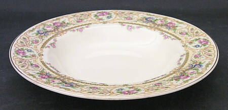 Rose Marie Large Rim Soup Bowl